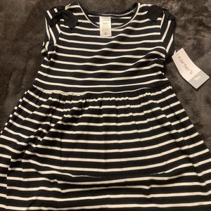 Carters Black and white dress